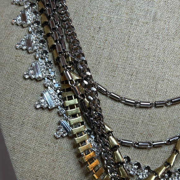 Stella&Dot Mixed Metal Sutton Necklace - Like New/Never Worn/Display Only - Picture 2 of 5